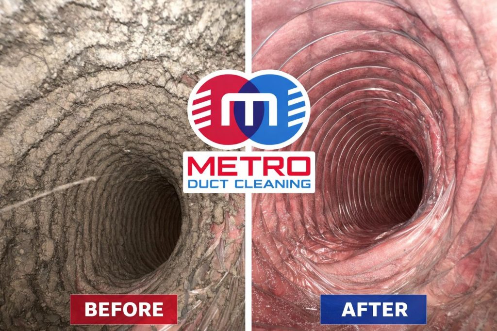 Metro Duct Cleaning air duct cleaning service van in Atlanta GA neighborhood